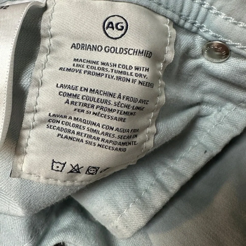 AG Adriano Goldschmied The Graduate Pants Mens 30x32 Blue Grey Good Tailored Leg